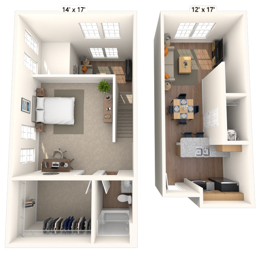 Floorplan image of unit 1082